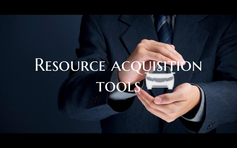 Resource acquisition tools